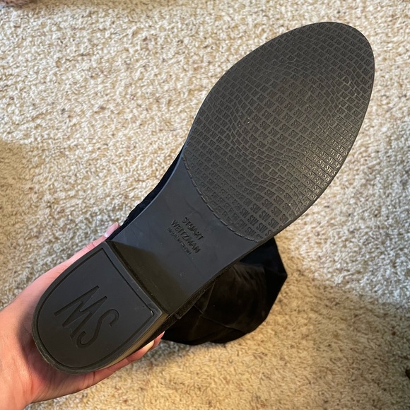 STUART WEITZMAN- Women's Allgood Suede Over-the-Knee Boots - Picture 4 of 4